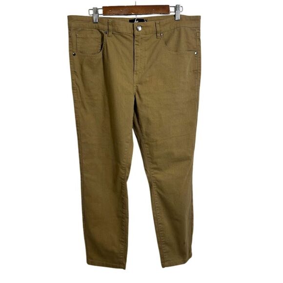 Under 5'10 Other - Under 5'10 Jeans Mens 36x26 Brown Khaki Denim Straight Leg Stretch